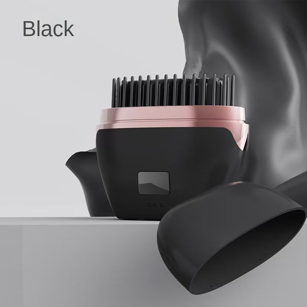 Wireless Negative Ion Hair Straightener Mini Rechargeable Hair Straightening Comb Portable Travel