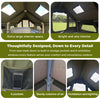 12 Square Meters Luxury PVC Oxford Inflatable Tent Four-Season 3000mm Waterproof Quick Setup Portable Folding Outdoor Camping