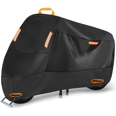 Motorcycle Cover Rainproof Sunscreen 210D Car Jacket Cover Thickened Oxford Cloth Dust Cover Built-in Anti-theft Buckle Car Jacket Cover