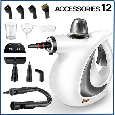 High Temperature And High Pressure Steam Cleaner Air Conditioner Kitchen Range Hood Oil Stain Household Cleaning Machine Disinfection And Cleaning 12-Piece Set