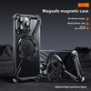 Paifan Z Shell Metal Frame Mobile Phone Case With Magnetic Bracket For Apple IPhone15promax Wholesale
