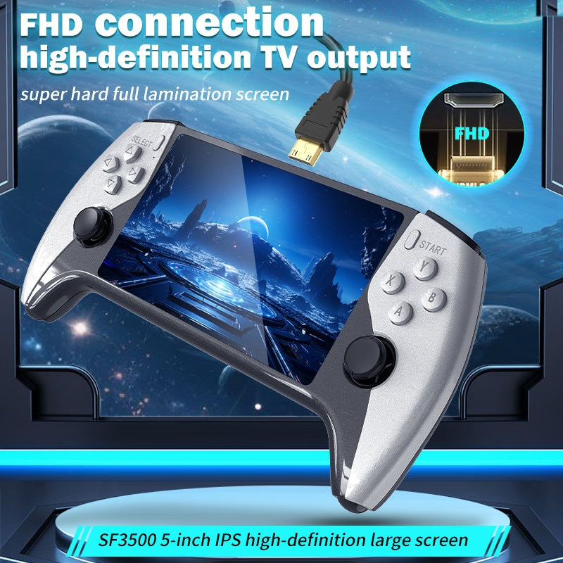 New Model Handheld Game Console With 4.5-Inch Large Screen, High-Definition Retro Mini Dual Joystick Two-Player Arcade Handheld Console