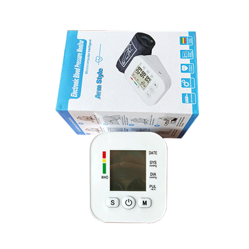 Electronic Sphygmomanometer English Spanish Sphygmomanometer Home Blood Pressure Measuring Instrument Sphygmomanometer