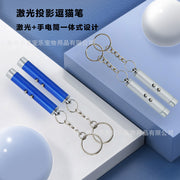 Led Laser Cat Teaser Stick Laser Pen Red Dot Cat Teaser Pen Cat Interactive Toy With Digital Led Interactive Decompression