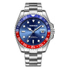 Men's Automatic Mechanical Watch — Luminous Waterproof Steel Band