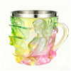 New Product, Creative Glass-Colored Book Cup, Mug, Coffee Cup, Book-Shaped Cup