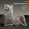 Paifan Z Shell Metal Frame Mobile Phone Case With Magnetic Bracket For Apple IPhone15promax Wholesale