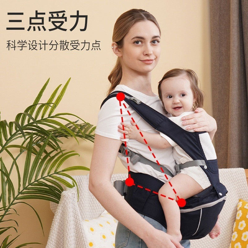 Baby Slings Waist Stool Can Be Used To Store Baby Waist Stool Horizontal Holding Type Front And Rear Dual-use Shoulder Holding Baby Artifact Mother And Baby Supplies