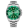 Men's Automatic Mechanical Watch — Luminous Waterproof Steel Band