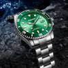 Men's Automatic Mechanical Watch — Luminous Waterproof Steel Band