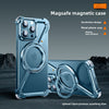 Paifan Z Shell Metal Frame Mobile Phone Case With Magnetic Bracket For Apple IPhone15promax Wholesale
