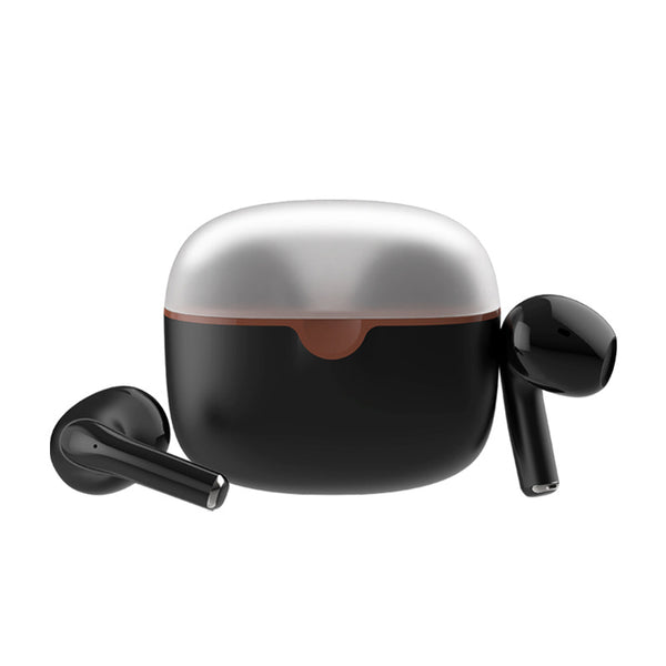 New Private Mini Transparent Bluetooth Headset Half In-Ear High Power Low Power TWS Wireless Bluetooth Headset