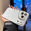 Suitable For Apple 17promax Mobile Phone Case, All-inclusive Protection And Anti-fall Iphone17 Laser CD Pattern 16promax Hollow Lens Holder 14 Light And Thin 13 Frosted 15 High-end Super Hot Female Model