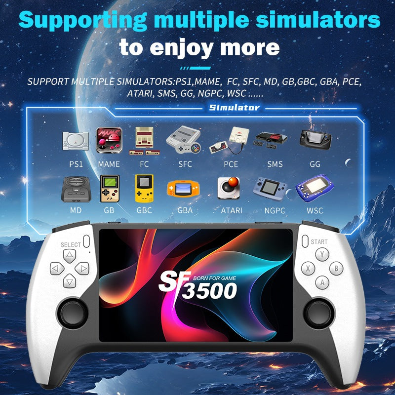 New Model Handheld Game Console With 4.5-Inch Large Screen, High-Definition Retro Mini Dual Joystick Two-Player Arcade Handheld Console