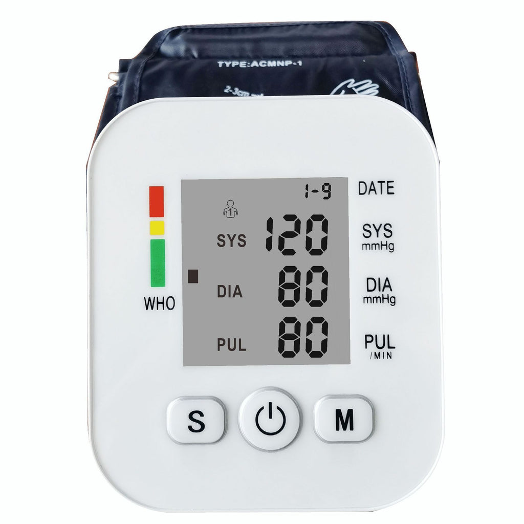 Electronic Sphygmomanometer English Spanish Sphygmomanometer Home Blood Pressure Measuring Instrument Sphygmomanometer