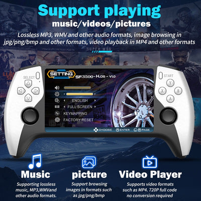 New Model Handheld Game Console With 4.5-Inch Large Screen, High-Definition Retro Mini Dual Joystick Two-Player Arcade Handheld Console