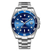 Men's Automatic Mechanical Watch — Luminous Waterproof Steel Band