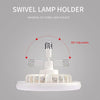 Rotatable 3in1 Ceiling Fan with Remote Control Lighting Lamp E27 Converter Base Lighting Base Bedroom Living Room Miflame