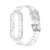 TPU transpatent strap for Mi Band 10/9/8 Clear Soft Sport Wristband Sweatproof Smartwatch Accessories for Xiaomi miband 10 bands