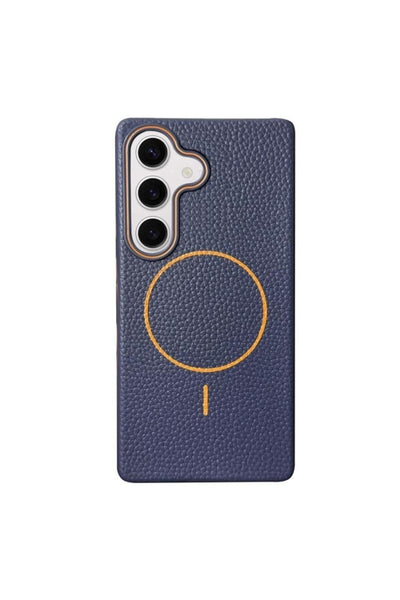 Samsung Galaxy S24 FE Case Riva Litchi Faux Leather Cover